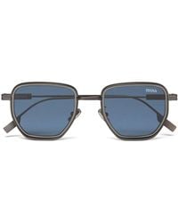 ZEGNA - Gafas de sol con montura cuadrada - Lyst