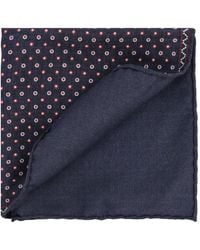 Brunello Cucinelli - Geometric-Pattern Pocket Square - Lyst