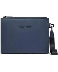 Piquadro - Water-Resistant Clutch Bag - Lyst