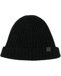 Tom Ford - Logo Patch Ribbed Knit Beanie - Men's - Cashmere - Lyst