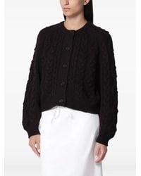 Lisa Yang - Winroe Cable-Knit Wool Cardigan - Lyst