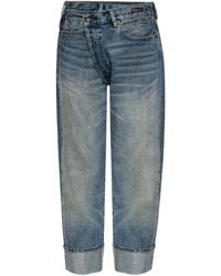 R13 - Vaqueros con cintura cruzada - Lyst