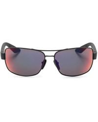 Prada - Linea Rossa Rectangle-Frame Sunglasses - Lyst