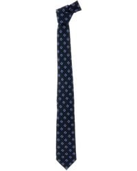 Giorgio Armani - Logo-Print Tie - Lyst