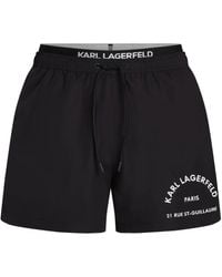 KARL LAGERFELD - Rue St-Guillaume Swim Shorts - Lyst