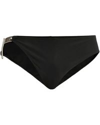 Rick Owens - Badehose Mit Schild-Detail - Lyst