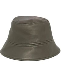 Yves Salomon - Leather Bucket Hat - Lyst