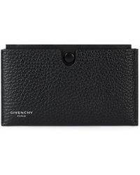 Givenchy - Kartenetui Aus Gekörntem Leder - Lyst