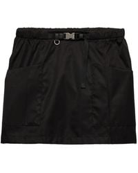 Prada - Re-Nylon Mini-Rok - Lyst