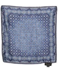 Dell'Oglio - Schal Mit Geometrischem Print - Lyst