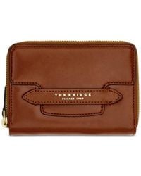 The Bridge - Zip-Around Leather Wallet - Lyst