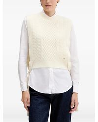Pedro Del Hierro Madrid - Cable-Knit Vest - Lyst