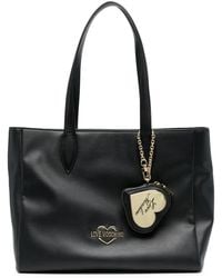 Love Moschino - Logo-Lettering Zip-Fastening Shoulder Bag - Lyst