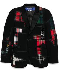 Junya Watanabe - Blazer À Design Patchwork - Lyst
