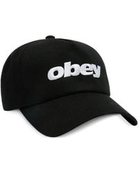 Obey - Logo-Embroidered Baseball Cap - Lyst