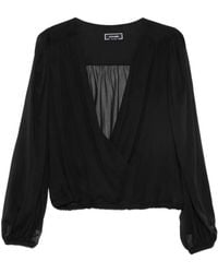 Styland - Silk Wrap-Style Blouse - Lyst