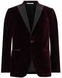 Pal Zileri - Velvet Single-Breasted Blazer - Lyst
