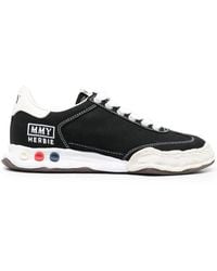 Maison Mihara Yasuhiro - Logo-Print Lace-Up Sneakers - Lyst