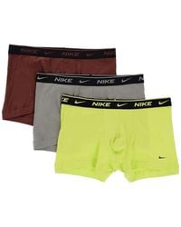 Nike - Logo-Waistband Stretch-Cotton Boxers (Set Of Three) - Lyst
