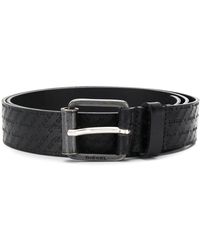 DIESEL Cinturón con diseño en relieve - Negro