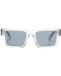Prada - Brille Mit Eckigem Gestell - Lyst