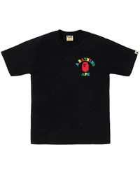 A Bathing Ape - College Logo-Print T-Shirt - Lyst