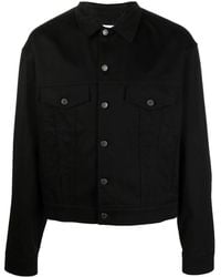 Moschino - Logo-Print Denim Jacket - Lyst
