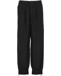 Giorgio Armani - Pleated-Detail Tailored Trousers - Lyst