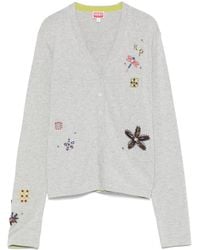 KENZO - Katoenen Vest Met Geborduurd Logo - Lyst