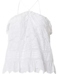 Isabel Marant - Top Prisha Con Volantes - Lyst