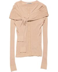 Acne Studios - Ribbed-Knit Cardigan - Lyst
