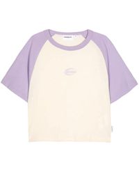 Chocoolate - T-Shirt Met Colourblocking En Logoprint - Lyst