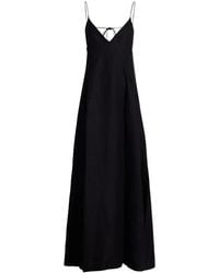 Another Tomorrow - Seamed Slip Dress - Lyst