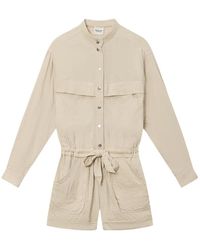 Isabel Marant - Betyna Buttoned Belted Playsuit - Lyst