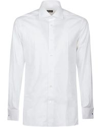 ZEGNA - Hemd mit französischen Manschetten - Lyst