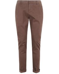 Dondup - Cuffed-Hem Chinos - Lyst