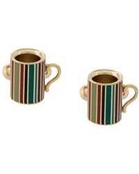 Paul Smith Manschettenknöpfe mit Becherdesign - Mettallic
