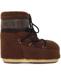 Moon Boot - Icon Low Schneestiefel Aus Fleece - Lyst