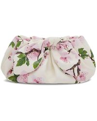 Oscar de la Renta - Clutch Met Bloemenprint - Lyst