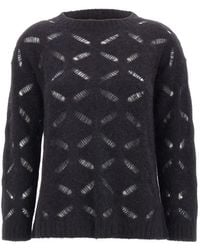Kangra - Openwork-Knit Sweater - Lyst