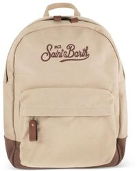 MC2 Saint Barth - Embroidered-Logo Backpack - Lyst