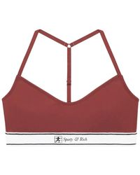 Sporty & Rich - Runner Script Bralette - Lyst