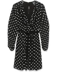 ROTATE BIRGER CHRISTENSEN - Vestido Corto Con Detalle De Volantes - Lyst