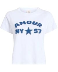 Cinq À Sept - Amour 57 Patch T-Shirts - Lyst