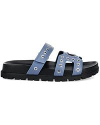 Guess - Eyelet Strap Slides - Lyst