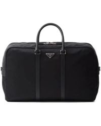 Prada - Borsone Con Applicazione Logo - Lyst