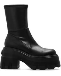 Casadei - Stiefeletten Mit Plateausohle - Lyst