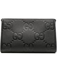 Gucci - Jumbo GG Leather Pouch - Lyst
