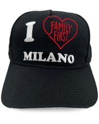 FAMILY FIRST - Embroidered Baseball Cap - Lyst