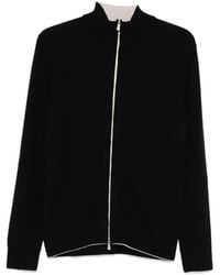 Eleventy - ジップアップ ハイネック カーディガン - Lyst